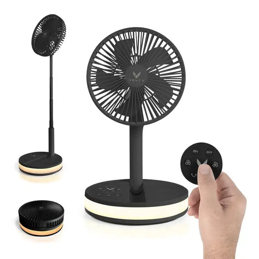 CoolGlow Duo - Portable Fan and Light Combo for Ultimate Comfort