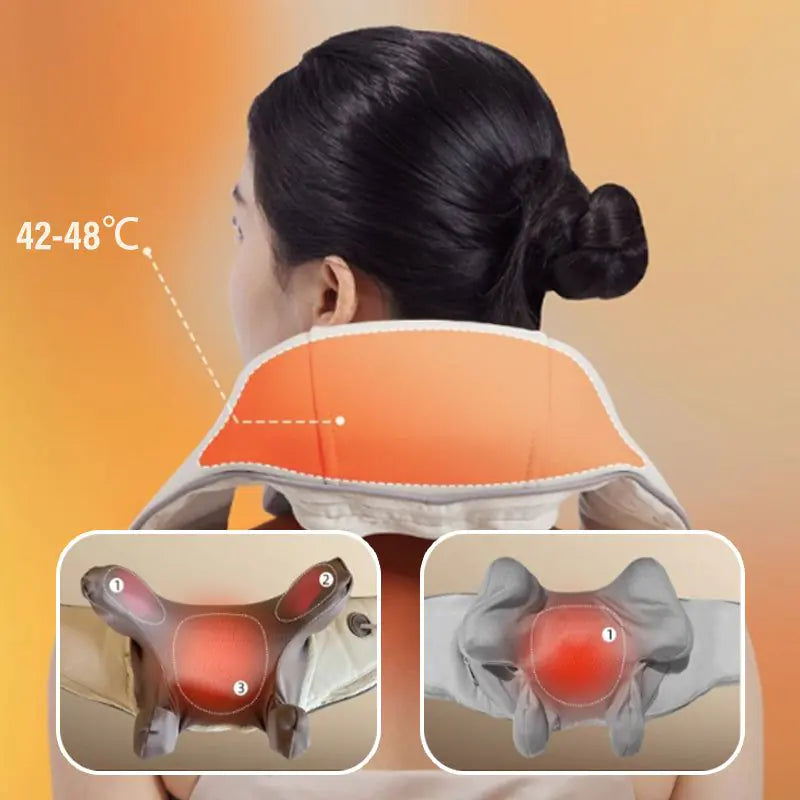 NeckEase Pro - Ultimate Heat and Kneading Neck Massager